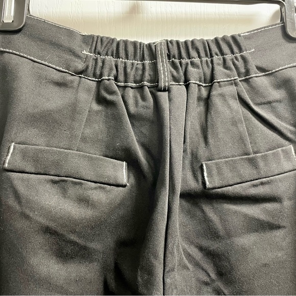 Wide Leg Cargo Pant - Black - Picture 6 of 12